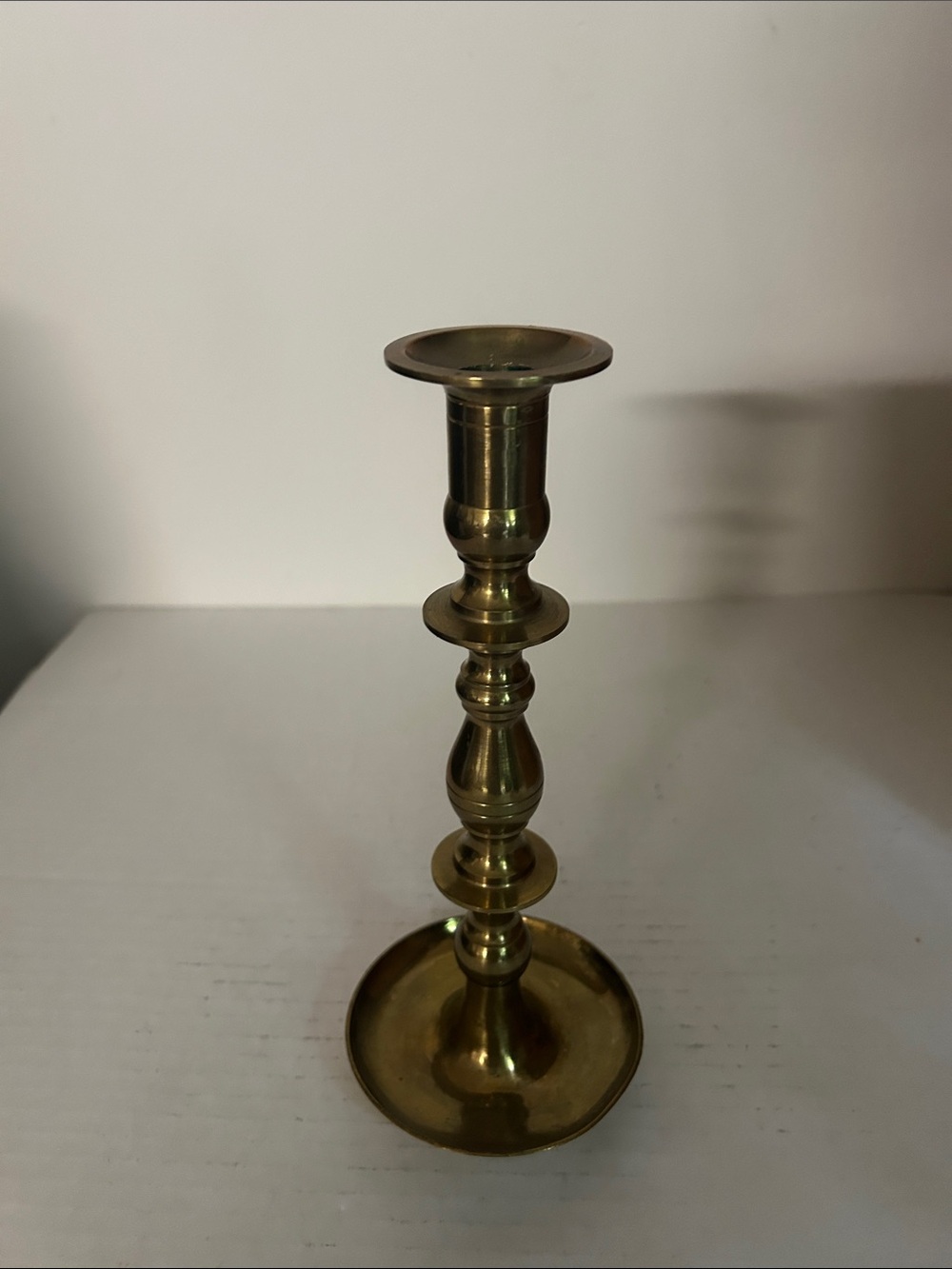 Brass Candlestick Holder — Classic Gold Accent